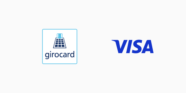 girocard Visa Debit girocard Visa Debit: Akzeptanzlogos